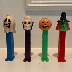 4 Halloween PEZ Dispensers